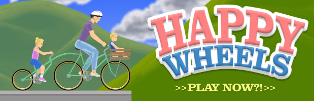 Happy Wheels Banner